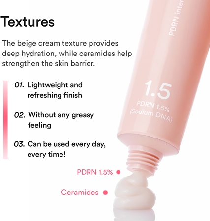 Abib PDRN PDRN Intensive Crème 1.5 Tube revitalisierende Gesichtscreme zur Kräftigung der Hautbarriere