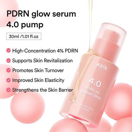 Abib PDRN 4.0 Plump Glow Serum aufhellendes Gesichtsserum mit revitalisierender Wirkung