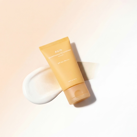 Abib Glutathiosome CC Sunscreen Toning Tube Προστατευτικό υγρό προσώπου με χρώμα με αποτέλεσμα λάμψης