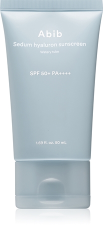 Abib Sedum Hyaluron Watery Tube Sunscreen crème solaire visage avec effets apaisants