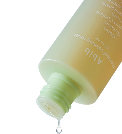 Abib Heartleaf Skin Booster Calming Toner lotion tonique hydratante visage avec effets apaisants