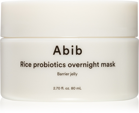 Abib Rice Probiotics Overnight Mask Barrier Jelly masque de nuit visage pour une hydratation intense