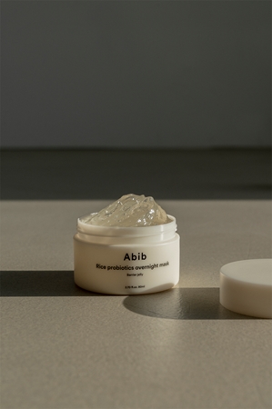 Abib Rice Probiotics Overnight Mask Barrier Jelly masque de nuit visage pour une hydratation intense