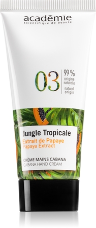 Académie Scientifique de Beauté Jungle Tropicale Cabana Hand Cream nährende Creme für Hände und Fingernägel mit Bambus Butter