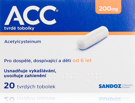 ACC ACC 200 mg tvrdé tobolky na odkašlávání