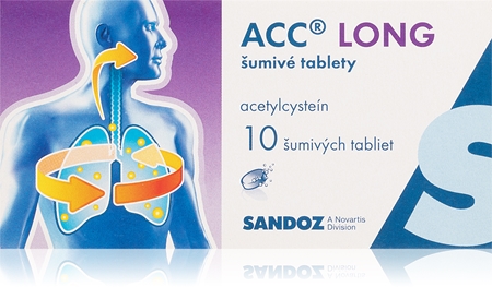 ACC ACC Long 600mg šumivé tablety na vlhký kašeľ a zahlienenie
