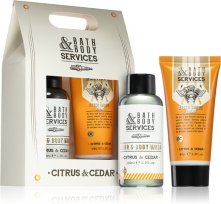 Accentra Bath & Body Services Citrus & Cedar подарочный набор (для лица и тела) для мужчин