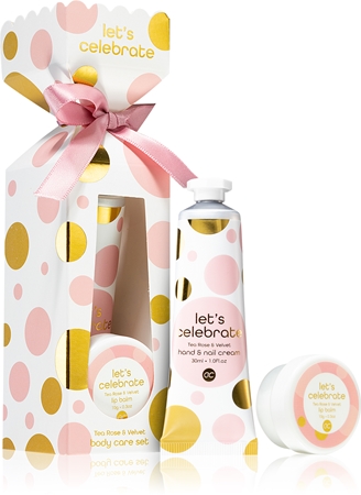 Accentra Let's Celebrate Tea Rose & Velvet lote de regalo