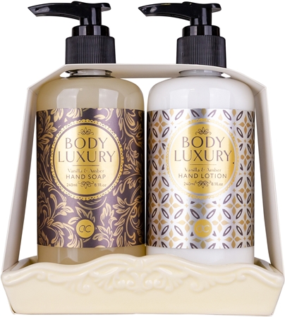 Accentra Body Luxury Vanilla & Amber Geschenkset für die Hände