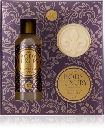Accentra Body Luxury Vanilla & Amber Kinkekomplekt (duši jaoks)