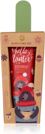 Accentra Hello Winter ajándékszett Gingerbread & Cranberry (kézre és körmökre)