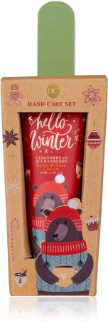 Accentra Hello Winter dárková sada Gingerbread & Cranberry (na ruce a nehty)