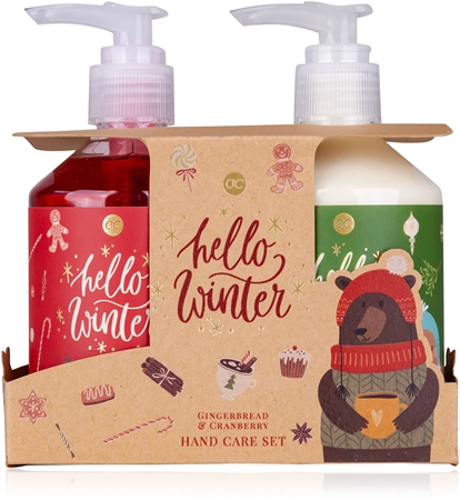 Accentra Hello Winter подарунковий набір Gingerbread & Cranberry (для рук)
