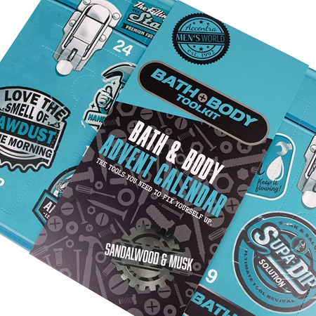 Accentra BATH and BODY TOOLKIT Julkalender för män