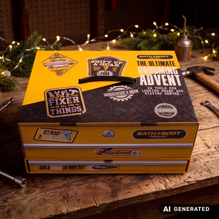 Accentra 24 Advent Calendar Bath & Body Toolkit Adventskalender til mænd