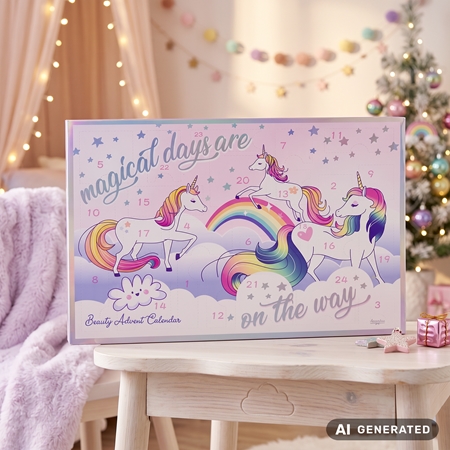 Accentra Beauty Advent Calendar Unicorn Adventskalender für Kinder