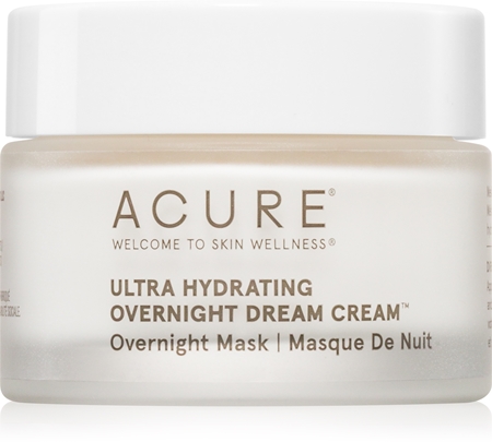 ACURE Ultra Hydrating máscara e creme hidratante de noite