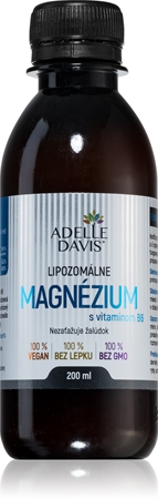 Adelle Davis Lipozomální magnézium + B6 koncentrát pro podporu snížení míry únavy a vyčerpání
