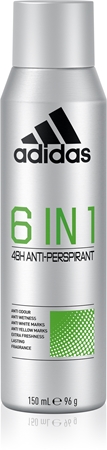 Adidas Cool & Dry 6 in 1 deodorant spray for men