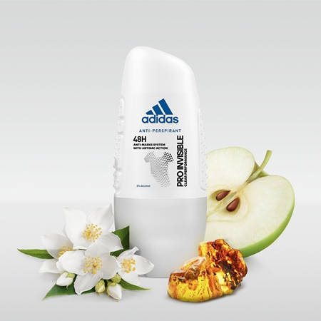 Adidas Pro Invisible Antiperspirant Roll-On Til kvinder | notino.dk