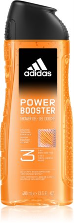 Adidas Power Booster energizujúci sprchový gél 3v1