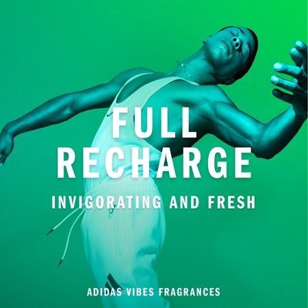 Adidas Vibes Full Recharge parfumska voda uniseks