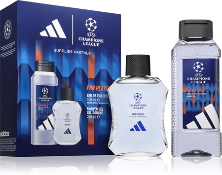 adidas uefa champions league pro player woda toaletowa 100 ml   zestaw  
