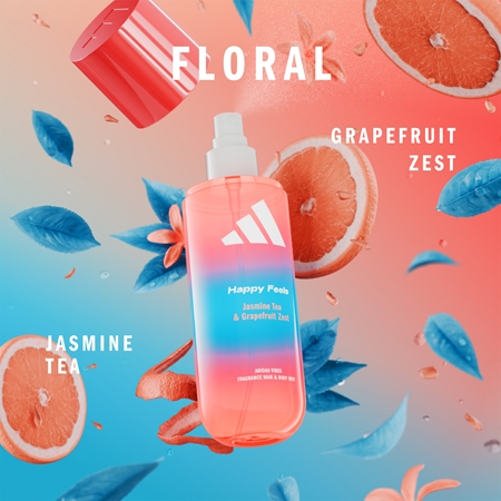 Adidas Vibes Happy Feels Scented Body Spray