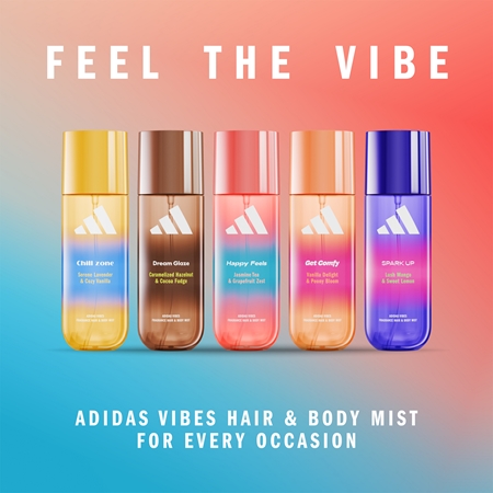 Adidas Vibes Happy Feels Scented Body Spray