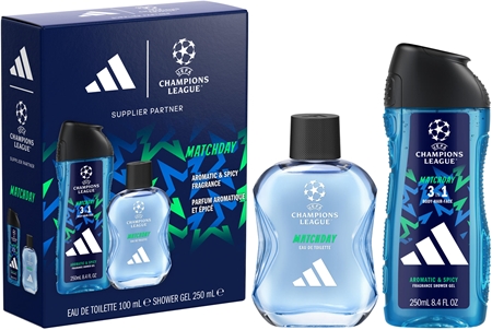 Adidas UEFA Champions League zestaw upominkowy dla mężczyzn