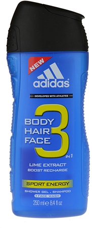 Adidas A3 Sport Energy Douchegel 3in1 voor Mannen