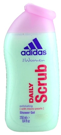 Adidas Daily Scrub sprchový gél pre ženy 250 ml