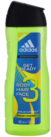 Adidas Get Ready! dušo želė „trys viename“ vyrams