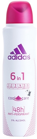 Adidas Cool & Care 6 in 1 Antiperspirant Spray