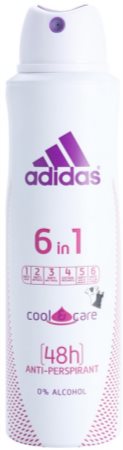 Adidas Cool & Care 6 in 1 antiperspirant ve spreji