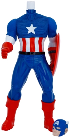 Admiranda Avengers Captain America 3D espuma de baño y gel de ducha 2 en 1 para niños