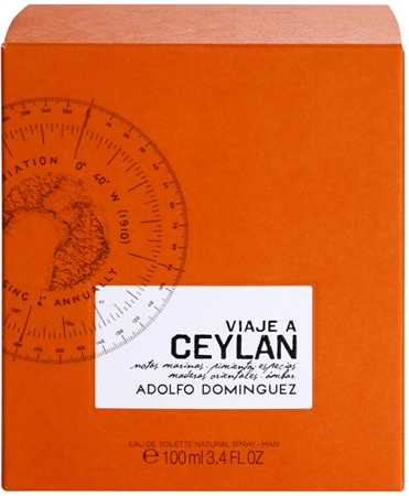 Adolfo Dominguez Viaje a Ceylan eau de toilette para hombre 100 ml