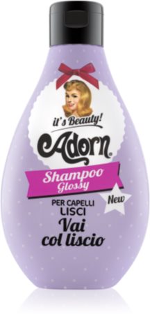 Adorn Glossy Shampoo champú para cabello normal y fino aportando brillo e hidratación