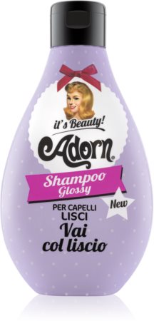 Adorn Glossy Shampoo Schampo för normalt till fint hår Tillför fukt och glans