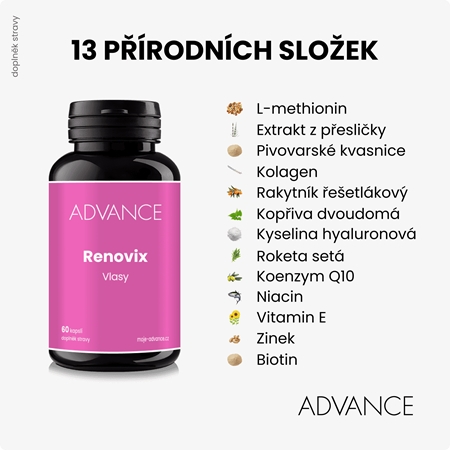 Advance Renovix kapsle pro zdravé a krásné vlasy