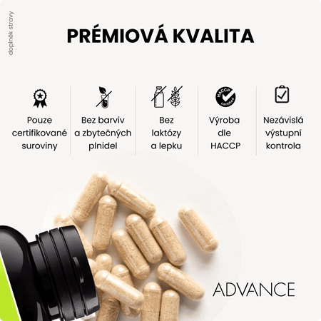 Advance DetoxActive kapsle pro detoxikaci organismu a podporu imunity