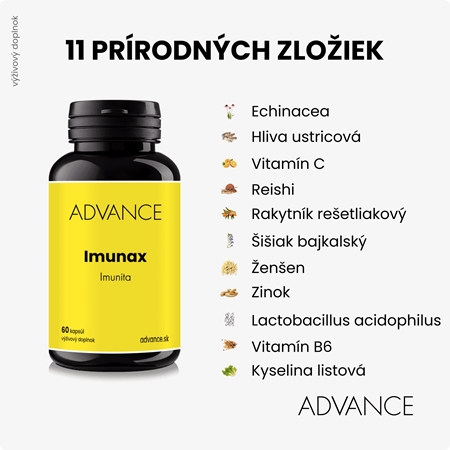 Advance Imunax kapsuly na podporu imunitného systému