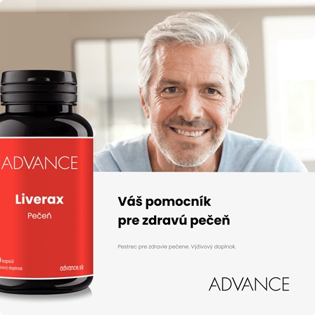 Advance Liverax kapsuly na podporu funkcie pečene