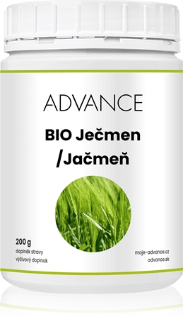 Advance Ječmen prášek na přípravu nápoje pro podporu ochrany buněk před oxidativním stresem