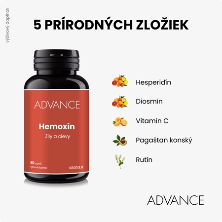 Advance Hemoxin kapsuly na podporu správnej činnosti cievnej sústavy