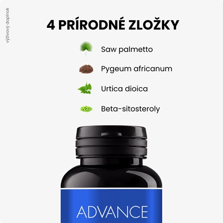Advance Prostalex kapsuly pre zdravie močových ciest