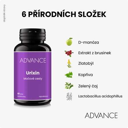ADVANCE Urixin tablety pro zdraví močových cest
