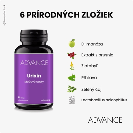 ADVANCE Urixin tablety pre zdravie močových ciest