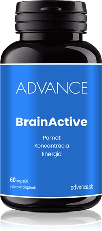 Advance BrainActive kapsuly na podporu pamäti a koncentrácie