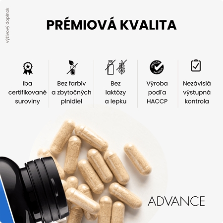 Advance BrainActive kapsuly na podporu pamäti a koncentrácie